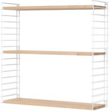 METALTEX 377607337 Bücherregal TOMADO mit 3 Ablagen aus Buchenholz u. Seiteng...