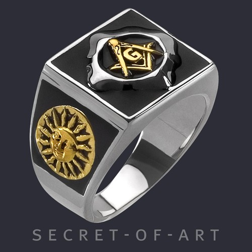 Freimaurer ring siegelring - ring,