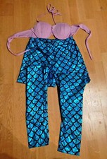 ? Karneval + Fasching: ?‍♀️ ARIELLE-Kostüm Damenlegging Schuppen S 36 + ?-BH