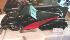 BAUER "Bugatti T57SC Atalante" 1937 Maßstab 1:12 in Rot/Schwarz in OVP