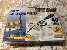 ELEKTRO-KOMBI-WERKZEUG von KING CRAFT mit 40teiligem Zubehör im Tragekoffer !