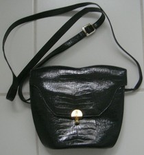 Picard Cross Body Umhängetasche klein  Schwarz  Leder