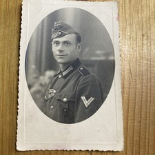 Antikes Portrait Foto Soldat