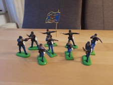 9 x Britains Deetail - Nordstaaten Soldaten mit weißen Beutel - 1971 - Komplett