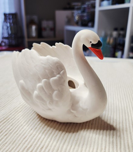 Porzellanfigur schwan von - porzellanfigur,