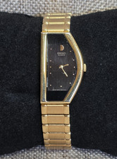 Seltene Vintage Seiko Half Moon Damen Armbanduhr 4N00-535B