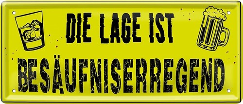 Blechschilder bier lustiger - bier,