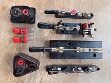 Antike elektrische Labor-Schalter – RADEX / ERK – Bakelit & Messing ca 1030-1950