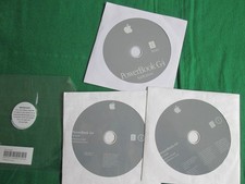 POWERBOOK G4 12 ZOLL 2 X INSTALL DISCS & APPLICATIONS DISC - 2004 - APPLE MAC