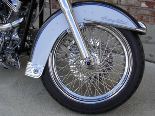 Front fender with trim - with,