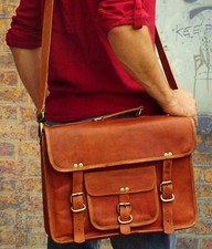 Herren Retro Vintage Leder