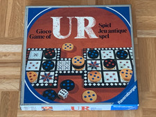 Original UR Spiel Holz 2-Personen Würfelspiel Ravensburger vollständig 1977 Kult