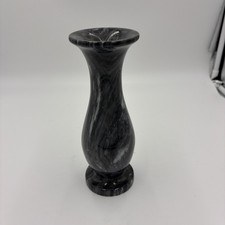 vintage Vase dunkel Grau