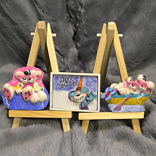 Diddl magnete 3er set - set, vintage