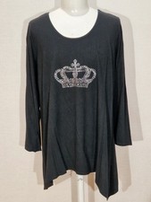 T-Shirt mit Strass-Steinchen