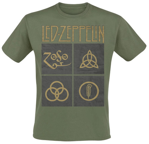 Led zeppelin shirt herren - led,