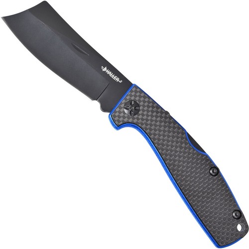 Carbon taschenmesser mit 440 - carbon,