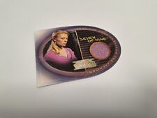SEVEN OF NINE Archive Costume JERSEY Card CC1 UNIMATRIX ZERO - JERI RYAN 7 of 9