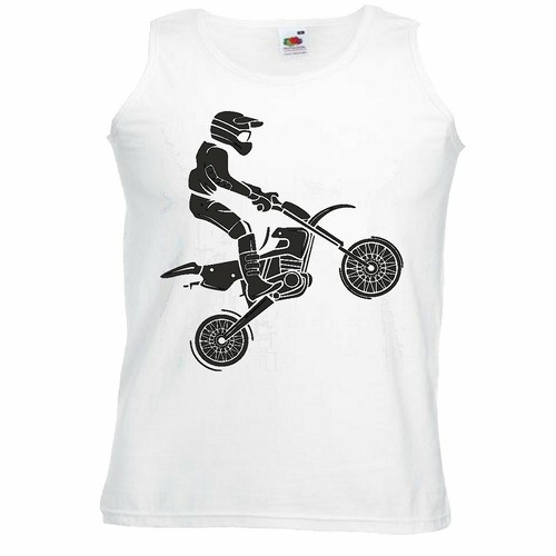 Tank top motocross - top, silhouette