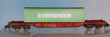 Fleischmann 8249 . x  - Spur N -, DB Cargo Containertragwagen, gealtert, Ep.5-6