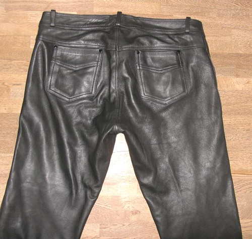 Roleff herren lederjeans - /,