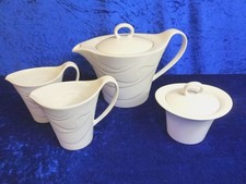 Seltmann Weiden Allegro / Top life - uni weiß Kaffeekanne 2 Milchkännchen Zucker