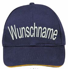 BASECAP Cap mit WUNSCHTEXT  BESTICKT Wunschname Ortsnamen Feuerwehr 