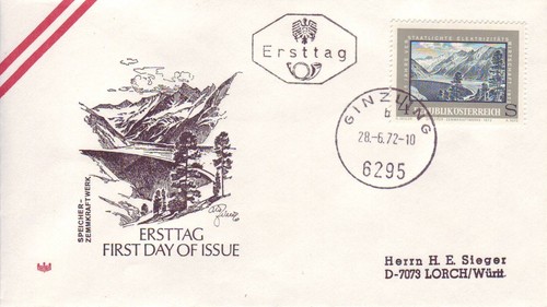 österreich 1972 ersttagsbrief - Österreich,