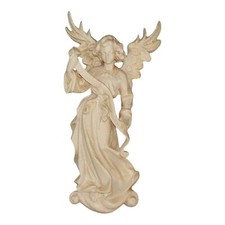 Holz Krippen Figur GLORIA ENGEL zum Hängen geschnitzt natur (zu 9/9,5cm Figuren)