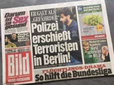 Bildzeitung BILD 18.09.2015 *