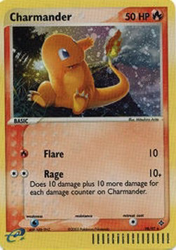Pokémon glumanda holo - dr-98,