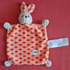 KIK ERGEE SCHMUSETUCH * HASE ORANGE RABBIT * TOP ZUSTAND * KUSCHELTUCH