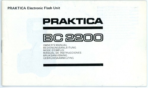 Bedienungsanleitung praktica - bedienungsanleitung,