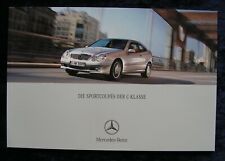 Mercedes-Benz C-Klasse Sportcoupe Prospekt 8.2003 C 30 CDI AMG, C320, C 200 CGI