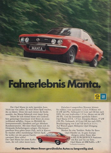 Opel manta reklame - -,