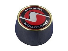 ✅ 4x Nabenkappen SC2 Gold - Logo Rot Schmidt Revolution Nabendeckel