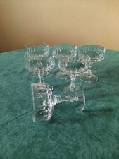 6 likörschalen bleikristall