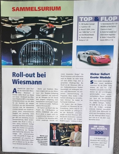 Wiesmann roadster 1 - wiesmann, 1-18