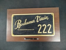Firmenschild Werksschild - Bochumer Verein für Gußstahlfabrikation AG 222 - alt