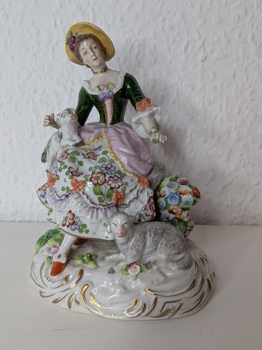 Sitzendorf porzellan figur - sitzendorf,