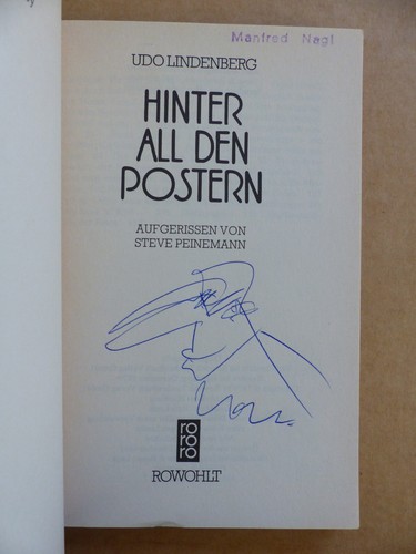 Udo lindenberg signiert - udo,