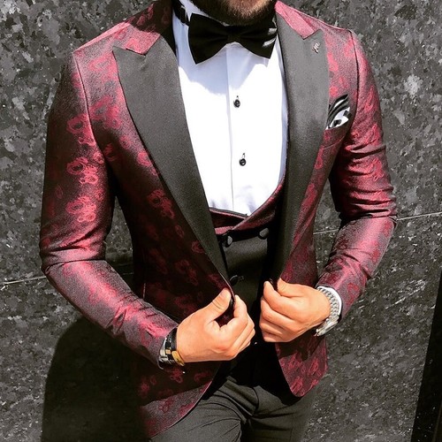 Designer bordeaux smoking - designer,