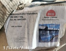 Dachrinnenhalter Trapezblech TRH 333  3 Pakete a 20 Stück