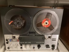 Uher Royal De Luxe Tonbandgerät mit Haube 2 Spur Tonkopf