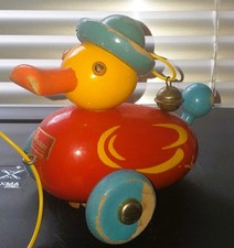 Walter Nachzieh-Holzspielzeug: Wackelente Nr. 614