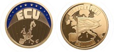 Medaille - Europa Europe 2000 ECU - Farbmedaille UNC in Kapsel