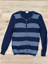 Escada Sport Leichte Strickjacke Gr. S Blau / Silber *** neuwertig ***