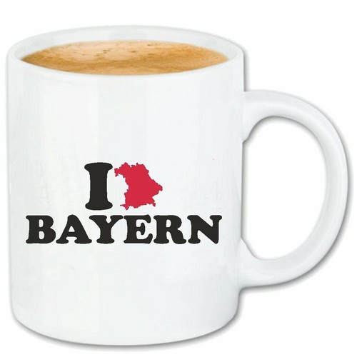 Kaffeetasse love bayern - love,