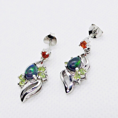 Schwarz opal peridot - opal,