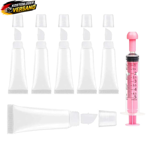 6er pack leere - lipgloss, tuben